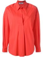 Derek Lam 10 Crosby Sleeveless Button-down Shirt - Blue