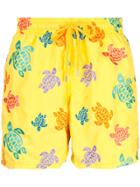 Vilebrequin Printed Swim Shorts - Yellow