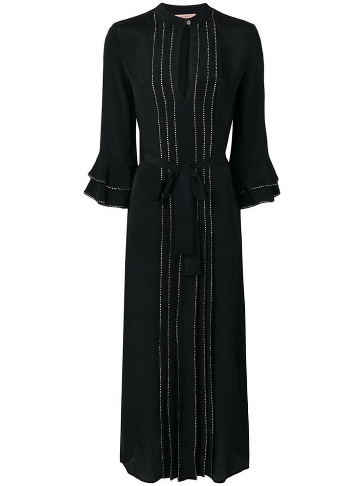 Twin-set Metallic Trim Dress - Black