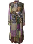 Maurizio Pecoraro Patchwork Print Shirt Dress - Multicolour