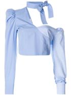Daizy Shely Deconstructed Shirt - Blue