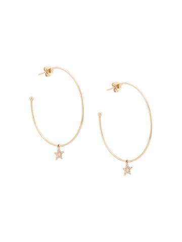 Zofia Day Star Pendant Earring - Yellow & Orange