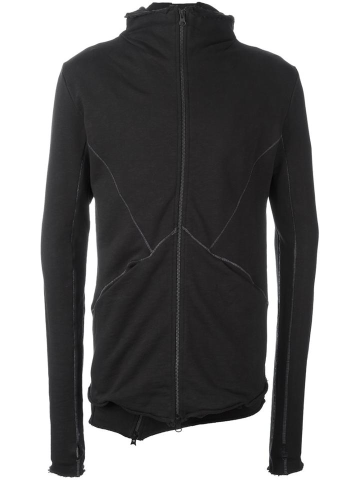 Thom Krom Double Layer Zip Top, Men's, Size: Xl, Black, Cotton