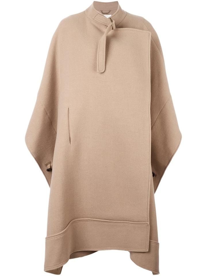 Chloé Oversized Cape, Women's, Size: 34, Nude/neutrals, Cotton/polyamide/virgin Wool