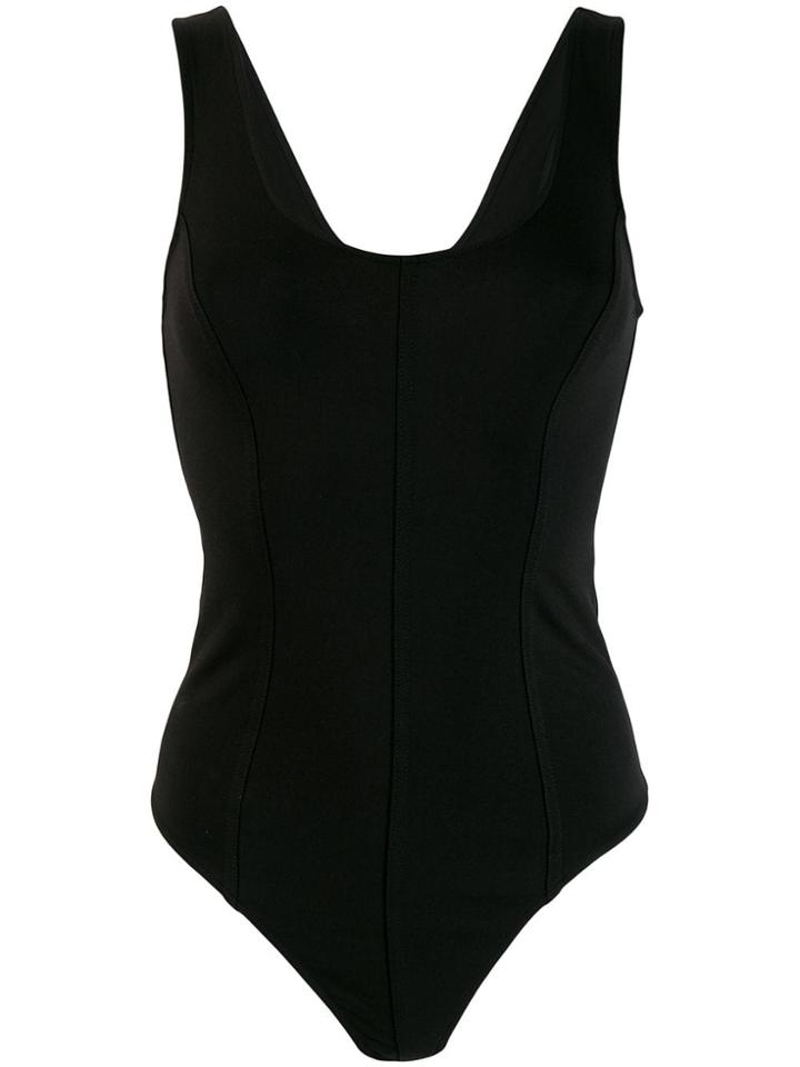 Vince Panelled Bodysuit - Black