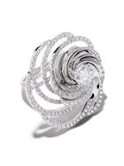De Beers 18kt White Gold Aria Diamond Cocktail Ring