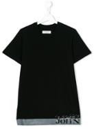 John Galliano Kids - Printed Logo T-shirt - Kids - Cotton - 16 Yrs, Black