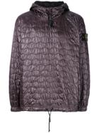 Stone Island Quilted Pull-over Jacket - Pink & Purple