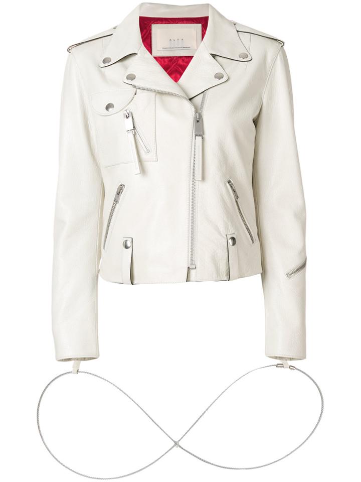Alyx Biker Jacket - White