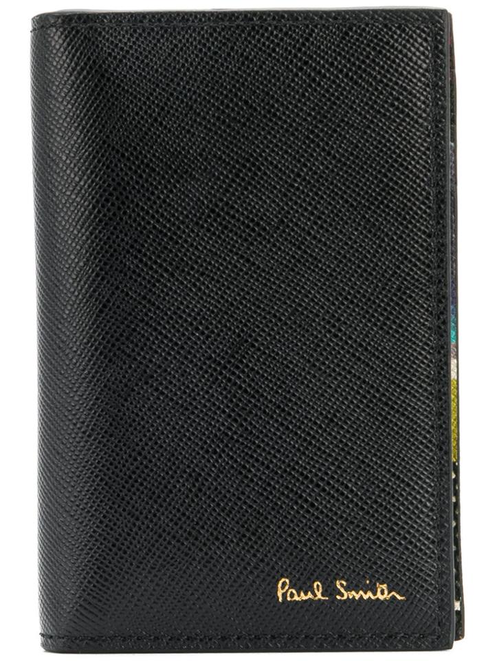 Paul Smith Geometric Mini Print Interior Credit Card Wallet - Black