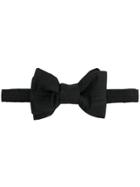 Tom Ford Moire Bow Tie - Black