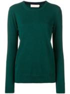 Tory Burch Round Neck Sweater - Green