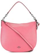 Coach Adjustable Strap Tote, Women's, Pink/purple, Leather