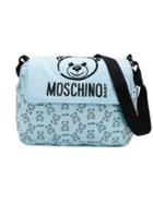 Moschino Kids Logo Changing Bag - Blue