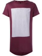 Odeur 'askew' T-shirt, Men's, Size: Medium, Pink/purple, Cotton