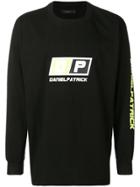 Daniel Patrick Logo Print Sweatshirt - Black