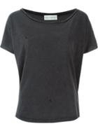 Faith Connexion Scoop Neck T-shirt, Women's, Size: Xs, Black, Cotton