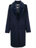 P.a.r.o.s.h. Silhouette Fitted Coat - Blue