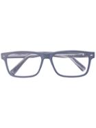 Ermenegildo Zegna - Square Frame Glasses - Men - Acetate - 57, Grey, Acetate
