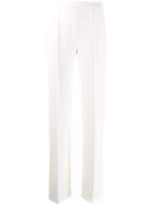 Styland Creased Straight Leg Trousers - White