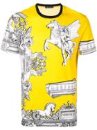 Versace Greek Painting T-shirt - Yellow