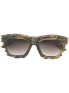 Kuboraum Gradient Sunglasses - Green