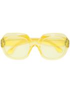 Mykita Mykita X Maison Margiela Round Sunglasses - Yellow & Orange
