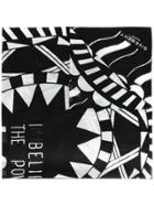 Givenchy Power Of Love Printed Scarf - Black