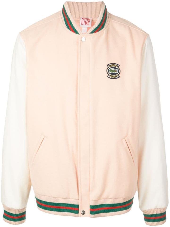 Supreme Supreme X Lacoste Bomber Jacket - Orange