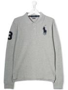 Ralph Lauren Kids Logo Polo Shirt - Grey