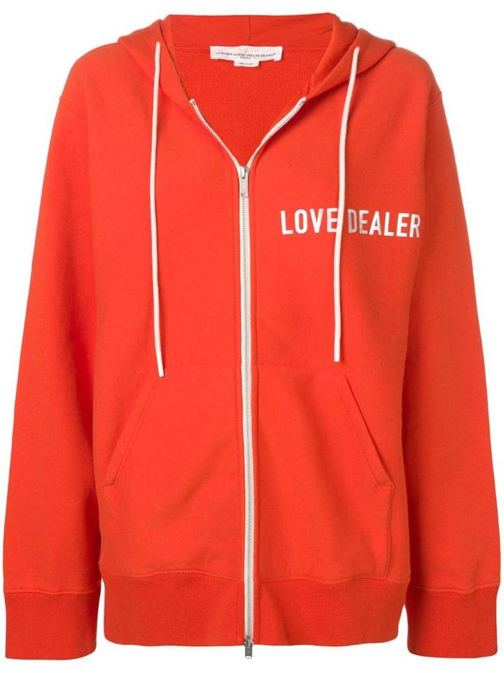 Golden Goose Janet Zipped Hoodie - Orange