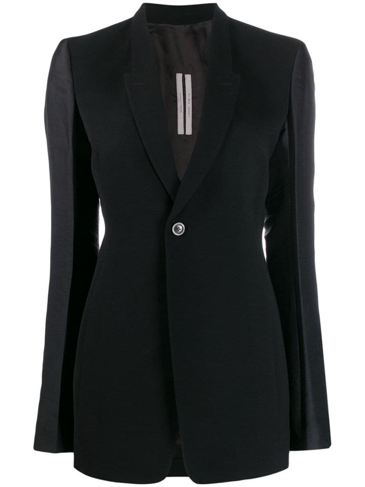 Rick Owens Contrasting Blazer - Black
