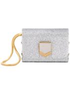 Jimmy Choo Lockett Minaudiere Shoulder Bag, Women's, Grey, Acrylic