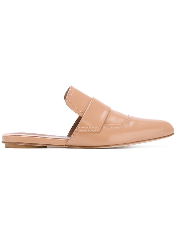 Marni Flat Mules - Nude & Neutrals