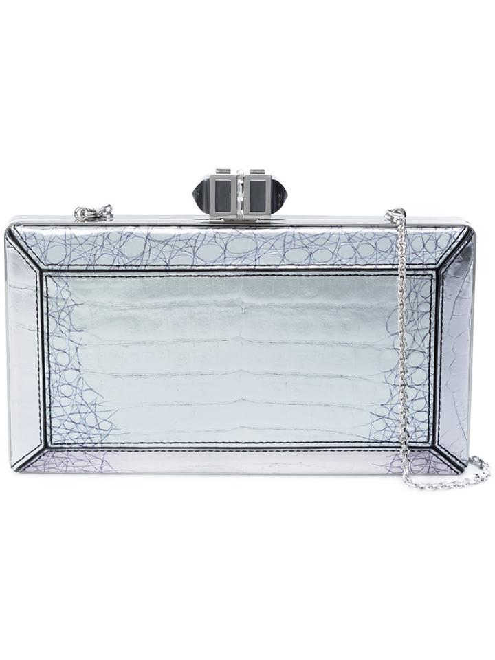 Judith Leiber Couture Rectangle Clutch Bag - Metallic