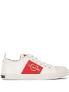 Love Moschino Heart Print Sneakers - White