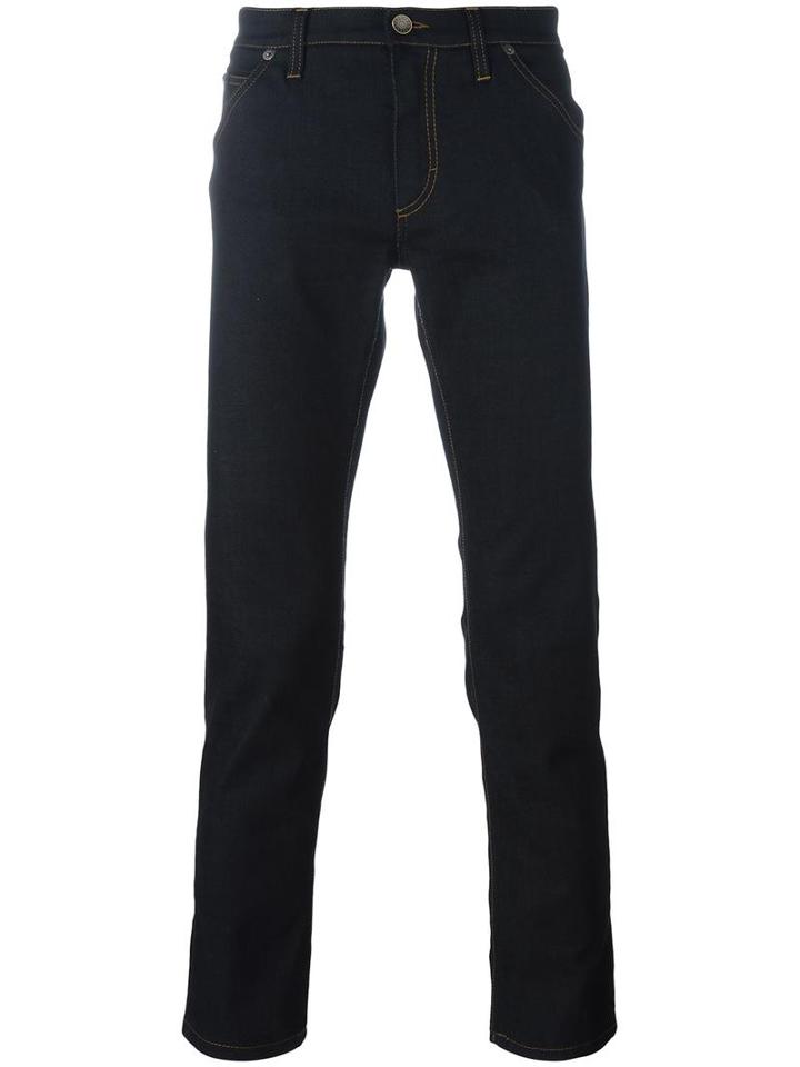 Dolce & Gabbana Tapered Jeans, Men's, Size: 48, Blue, Cotton/spandex/elastane