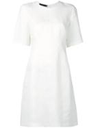 Calvin Klein Collection - Flared Dress - Women - Linen/flax - 44, White, Linen/flax