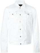 Dsquared2 Denim Jacket, Men's, Size: 48, White, Cotton/spandex/elastane