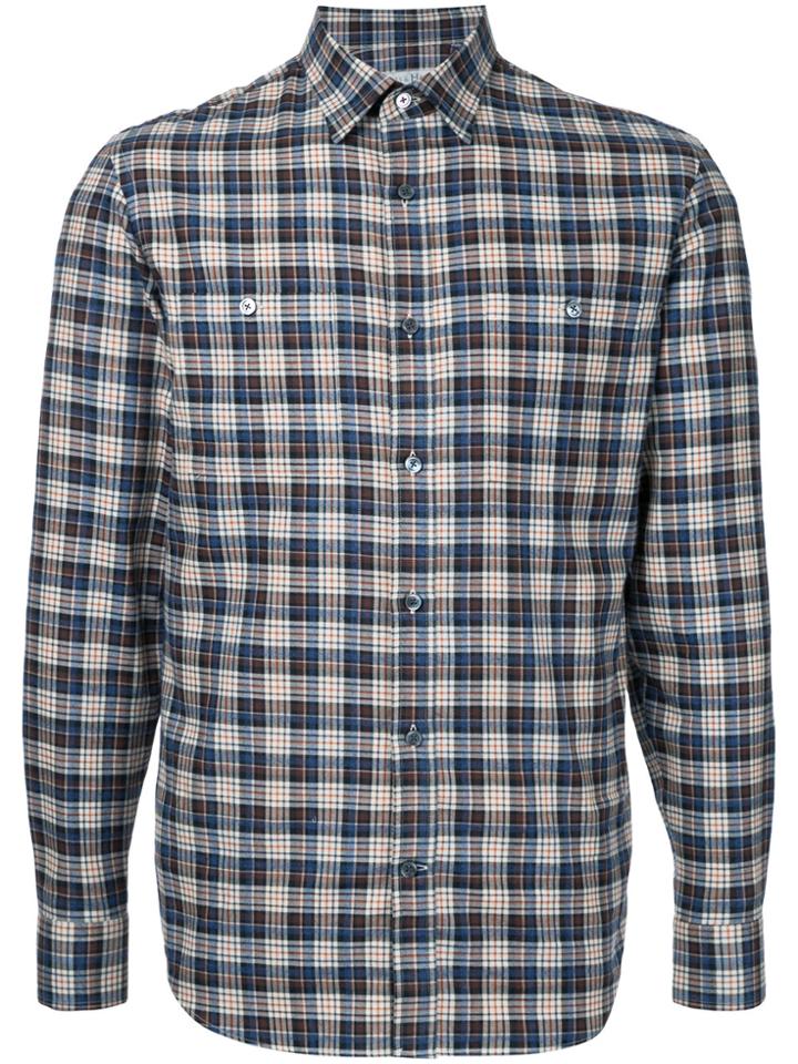 Gieves & Hawkes Classic Plaid Shirt - Brown