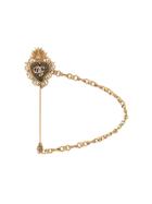 Dolce & Gabbana Logo Brooch - Gold