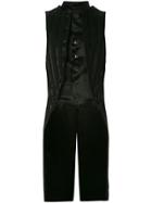 Ann Demeulemeester Long Buttoned Waistcoat - Black
