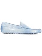 Tod's Denim Gommino Loafers - Blue
