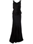 Maison Margiela Open Back Evening Dress - Black