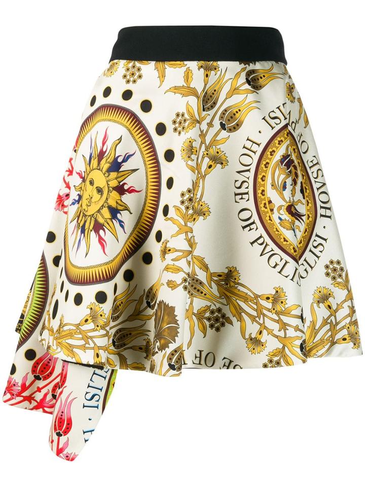 Fausto Puglisi Printed Asymmetric Skirt - Yellow