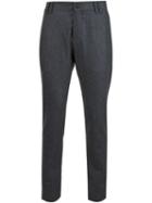 Brunello Cucinelli Skinny Trousers, Men's, Size: 52, Grey, Wool