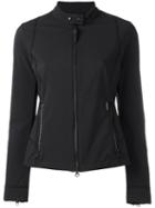 Woolrich Banded Collar Zipped Jacket, Women's, Size: Small, Black, Polyester/spandex/elastane