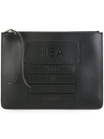 Hood By Air Embossed Logo Clutch