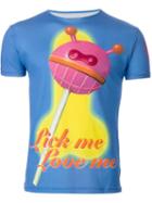 Walter Van Beirendonck Vintage 'lick Me Love Me' T-shirt, Men's, Size: Xl, Blue