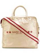 Marc Ellis - Logo Print Large Shoulder Bag - Women - Polyurethane - One Size, Grey, Polyurethane